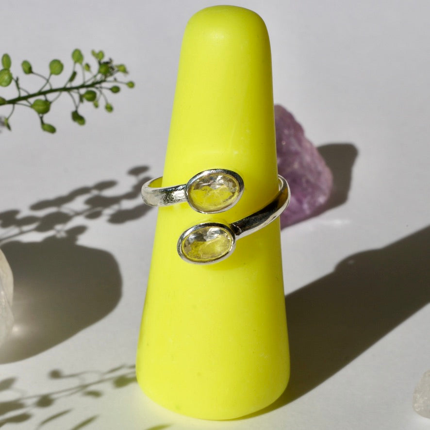 Silber Ring mit Bergkristall