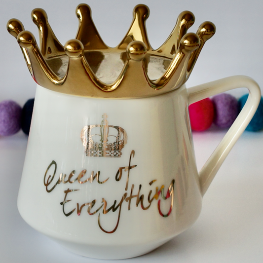 Queen of Everything Deckel Tasse