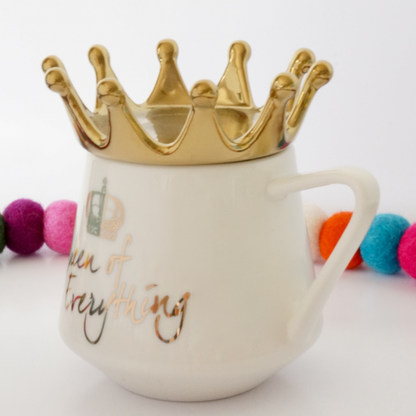 Queen of Everything Deckel Tasse