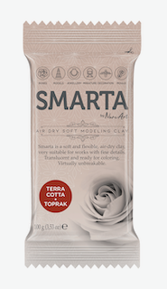 lufttrocknender Ton, Smarta airdryclay terracotta, Ton in terrakotta